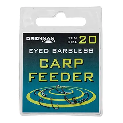 Drennan háčky bez protihrotu Eyed Carp Feeder Barbless