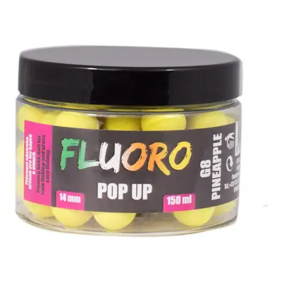 LK Baits Pop Up Fluoro Boilies G8 Pineapple 14mm 150ml