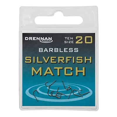 Drennan háčky bez protihrotu Silverfish Match Barbless