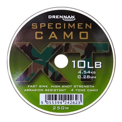 Drennan vlasec Specimen Camo XT 10lb, 0,28mm, 250m