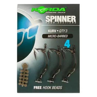 Korda návazec Spinner hook sections Kurv