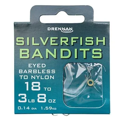 Drennan návazce Silverfish Bandits Barbless