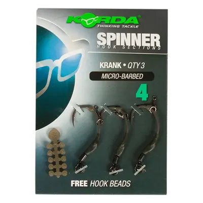 Korda návazec Spinner hook sections Krank