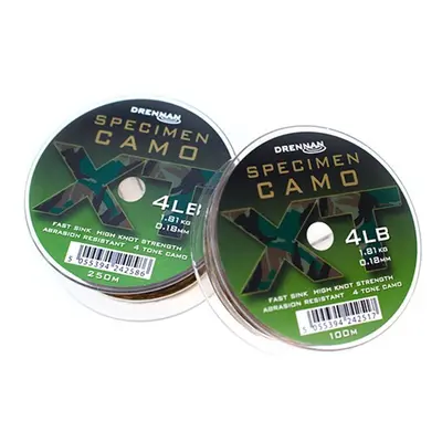 Drennan vlasec Specimen Camo XT 4lb, 0,18mm, 100m