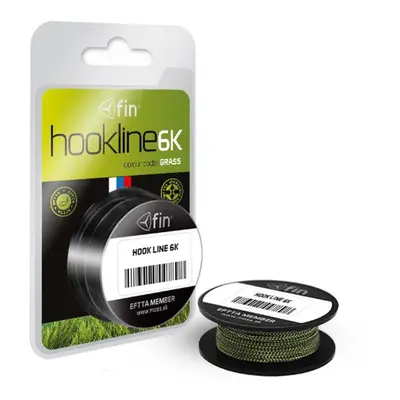 Fin návazcová šňůrka Hookline 6K 20m / grass 15lbs