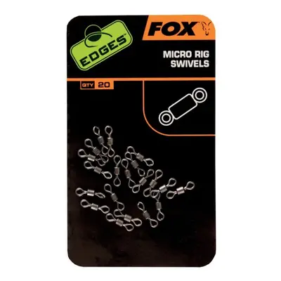 Fox obratlíky Edges Micro Rig Swivels 20ks