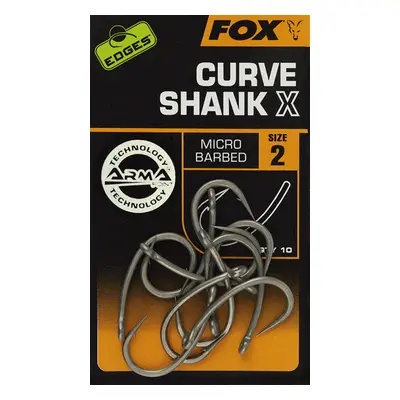 Fox háčky Edges Curve Shank X Hooks