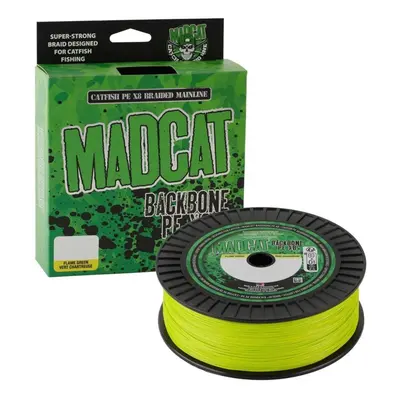 MADCAT splétaná šňůra Backbone PE X8 300m 0,55mm 72,7kg Chartreuse