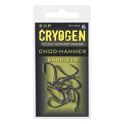 ESP háčky bez protihrotu Chod-Hammer Cryogen Barbless