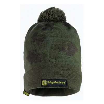 RidgeMonkey čepice APEarel Bobble Beanie Hat Camo