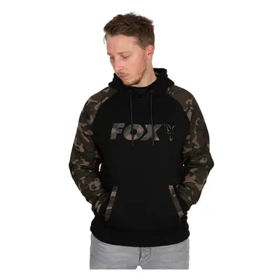 Fox mikina Black/Camo Raglan Hoodie vel.M