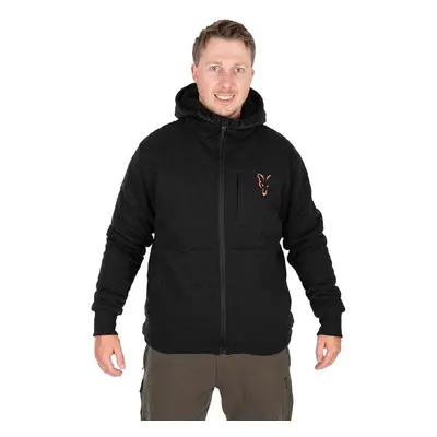 Fox bunda Collection Sherpa Hoody Black Orange vel.XL