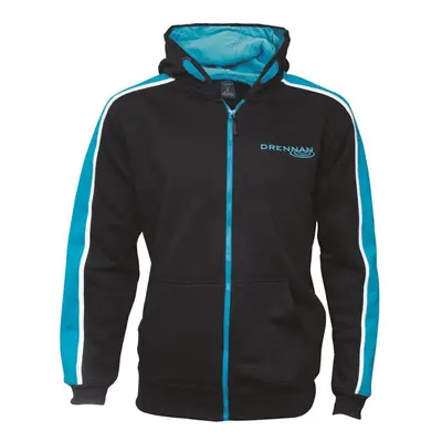 Drennan mikina Full Zipped Hoody Black