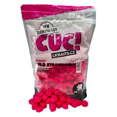 LK Baits CUC! Nugget Wild Strawberry mm, 1kg