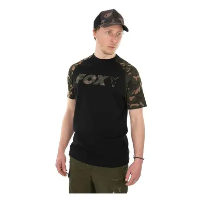 Fox triko Raglan Raglan Black Camo T-Shirt vel.XXL