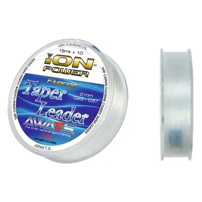 Awa-shima ujímané návazce Ion Power Fluorine Tapered Leader 0.26-0.57 mm 10x15m