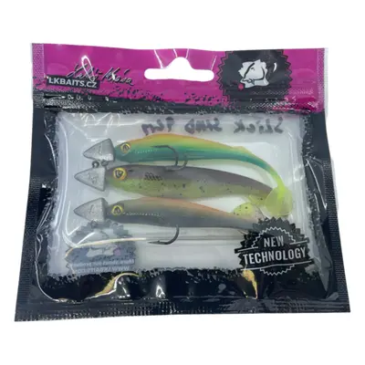 LK Baits Predátor kompletní set Slick Had v dipu cm, 3ks