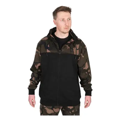 Fox mikina LW Black/Camo Split Zip Hoody vel.XL