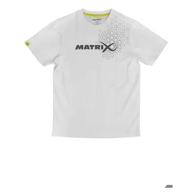 Matrix triko Hex Print T-Shirt White vel.L