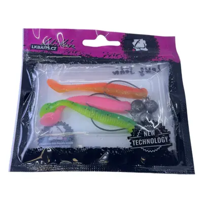 LK Baits Predátor kompletní set Long John v dipu cm, 3ks