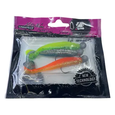 LK Baits Predátor kompletní set Minnow v dipu cm, 3ks