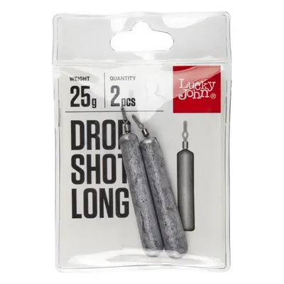 Lucky John olověná zátěž Drop Shot Long 25g 2ks