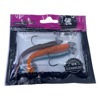 LK Baits Predátor kompletní set S-Shad v dipu cm, 3ks