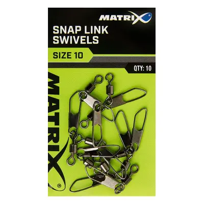 Matrix obratlíky s karabinou Snap Link swivels x