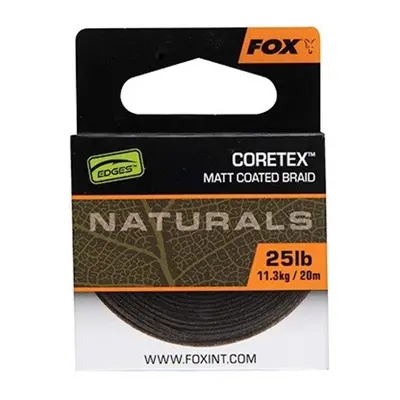 Fox návazcová šňůrka Naturals Coretex 20m 25lb 11,3kg