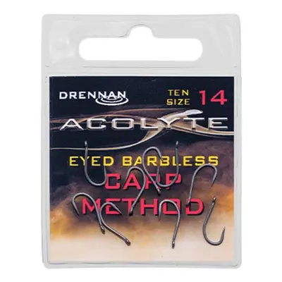 Drennan háčky Acolyte Carp Method Barbless