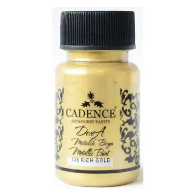 Cadence Metalická akrylová barva Cadence Dora Metallic, 50 ml - VYBERTE ODSTÍN - Metalická akryl