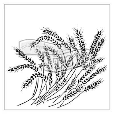 The Crafter´s Workshop Šablona TCW - Wheat Stalks - VYBERTE VELIKOST - Šablona TCW 12"x12" (30,5