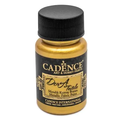 Cadence Metalická barva Cadence Dora Textile, 50 ml - VYBERTE ODSTÍN - Metalická barva na textil