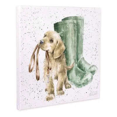 Wrendale Designs Obraz Wrendale Designs "Hopeful", 20x20 cm - Labrador