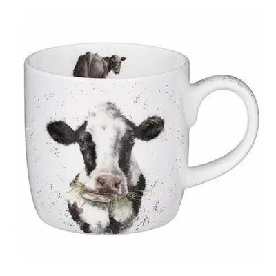 Royal Worcester Porcelánový hrnek Wrendale Designs "Mooo", 0,31 l - Kravička