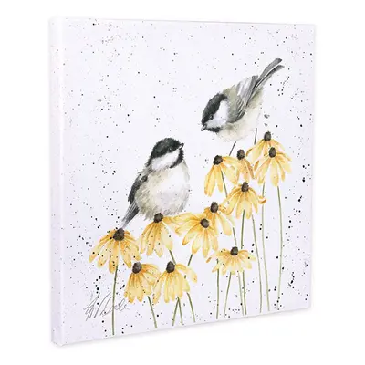 Wrendale Designs Obraz Wrendale Designs "My Sweet Chickadee", 20x20 cm - Sýkorky