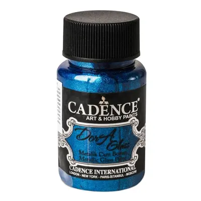 Cadence Metalická barva na sklo Cadence Dora Glass, 50 ml - VYBERTE ODSTÍN - Metalická barva na 