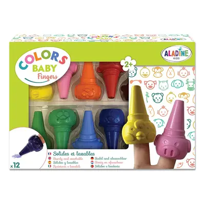 Aladine Voskovky Aladine Colors Baby Fingers - 12 barev