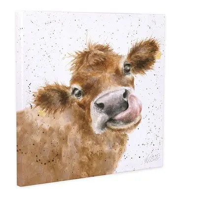 Wrendale Designs Obraz Wrendale Designs "Moooo", 50x50 cm - Kráva