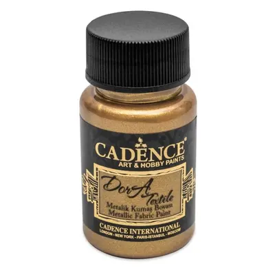 Cadence Metalická barva Cadence Dora Textile, 50 ml - VYBERTE ODSTÍN - Metalická barva na textil