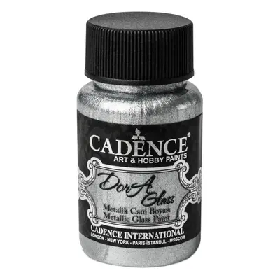 Cadence Metalická barva na sklo Cadence Dora Glass, 50 ml - VYBERTE ODSTÍN - Metalická barva na 