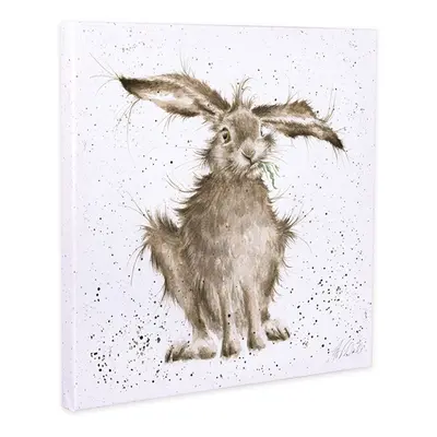 Wrendale Designs Obraz Wrendale Designs "Hare-Brained", 20x20 cm - Zajíc