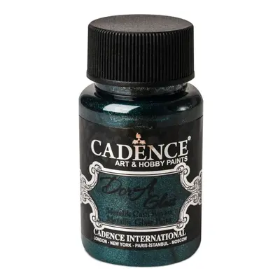 Cadence Metalická barva na sklo Cadence Dora Glass, 50 ml - VYBERTE ODSTÍN - Metalická barva na 