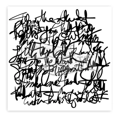 The Crafter´s Workshop Šablona TCW - Messy Writing - VYBERTE VELIKOST - Šablona TCW 12"x12" (30,