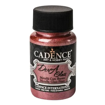 Cadence Metalická barva na sklo Cadence Dora Glass, 50 ml - VYBERTE ODSTÍN - Metalická barva na 