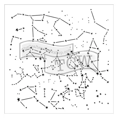 The Crafter´s Workshop Šablona TCW - Constellations - VYBERTE VELIKOST - Šablona TCW 6"x6" (15,2