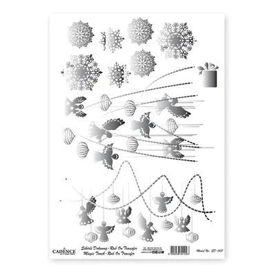 Cadence Transferová fólie Cadence, A3 - Andílci, stříbrní