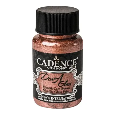 Cadence Metalická barva na sklo Cadence Dora Glass, 50 ml - VYBERTE ODSTÍN - Metalická barva na 