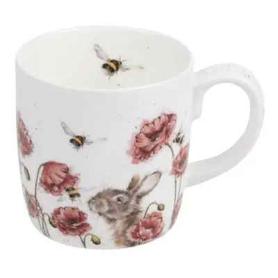 Royal Worcester Porcelánový hrnek Wrendale Designs "Let it Bee", 0,31 l - Králík a čmeláci