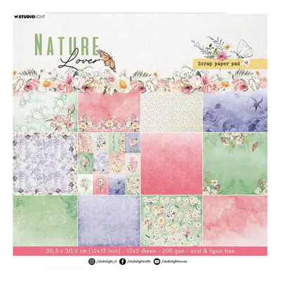 Studio Light Scrapbookový blok Studio Light "Nature Lover“, 30,5x30,5 cm, 36 l.